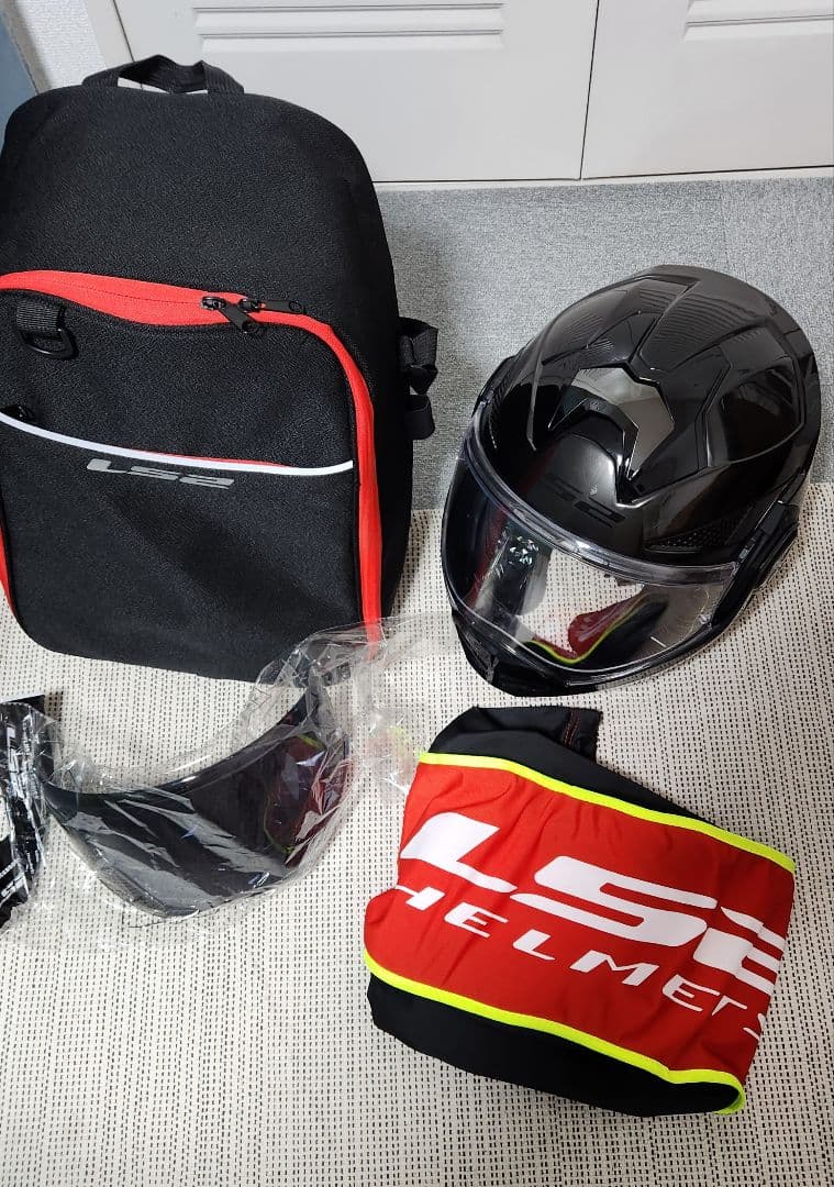 LS2 ADVANT-X システムヘルメット　ジャパンフィット　付属品付
