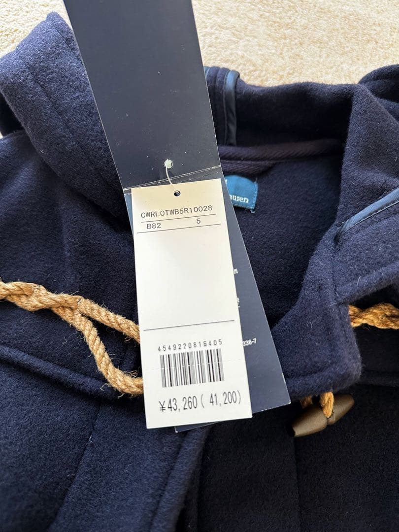 ⭐️新品未使用⭐️ ポロラルフローレン　キッズ　ダッフルコート　ネイビー