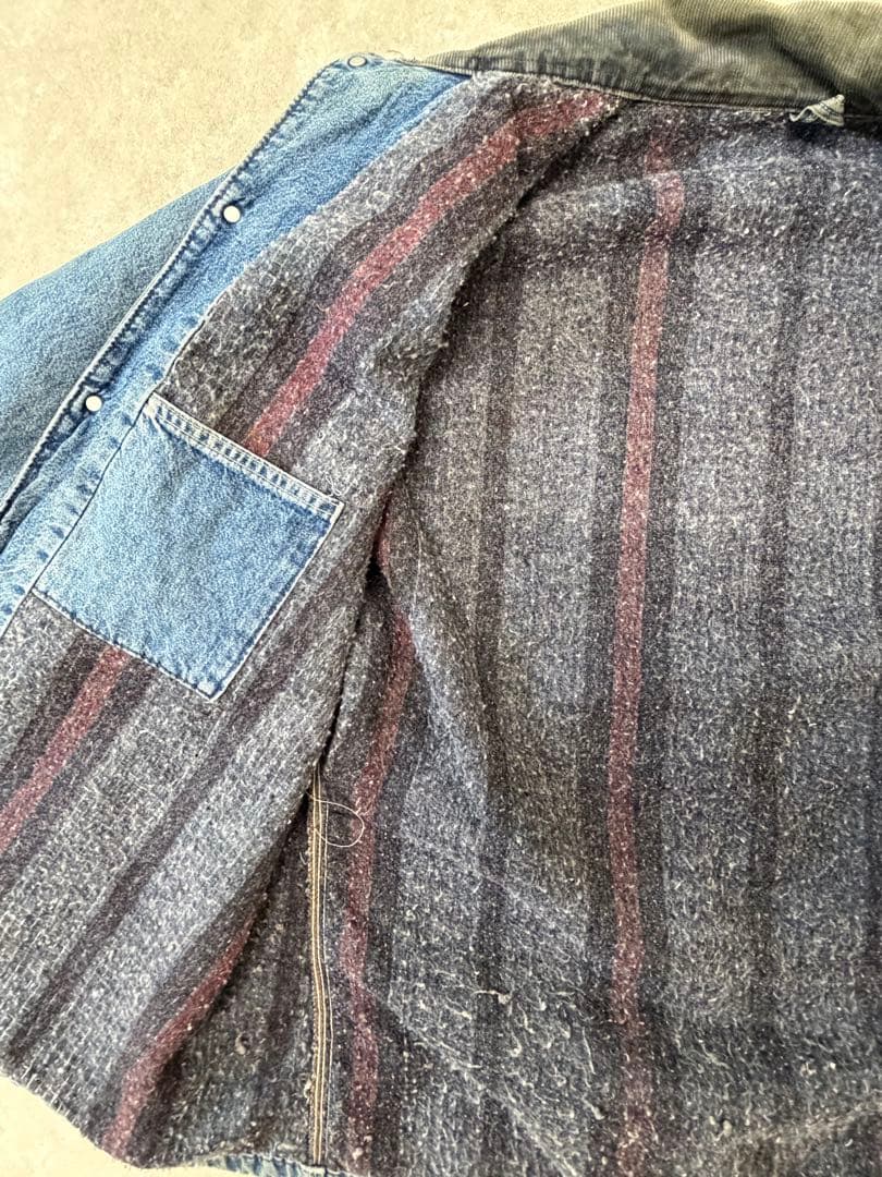 希少 星タグ 80s Carhartt ミシガン チョアコート デニムUSA製