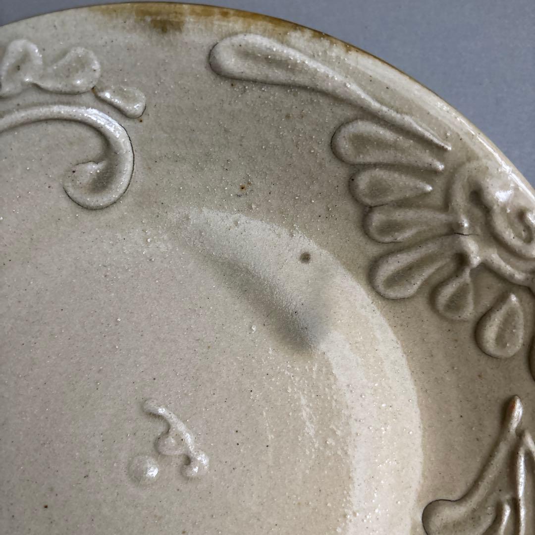 やちむん　大皿　沖縄　北窯　宮城　陶器　登り窯　中皿　深皿　読谷村　骨董　もやい