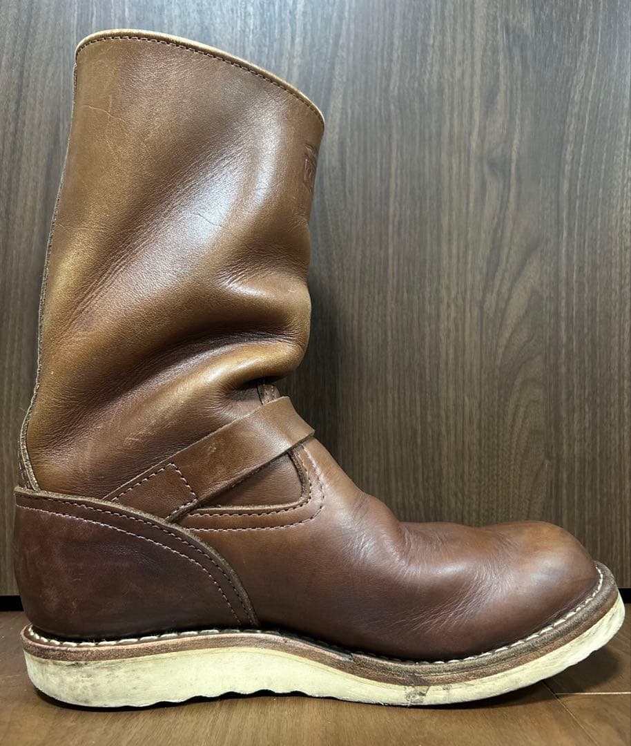 s*a様 Wesco BOSS ブラウンレザーエンジニアブーツ