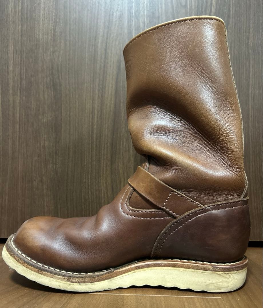 s*a様 Wesco BOSS ブラウンレザーエンジニアブーツ