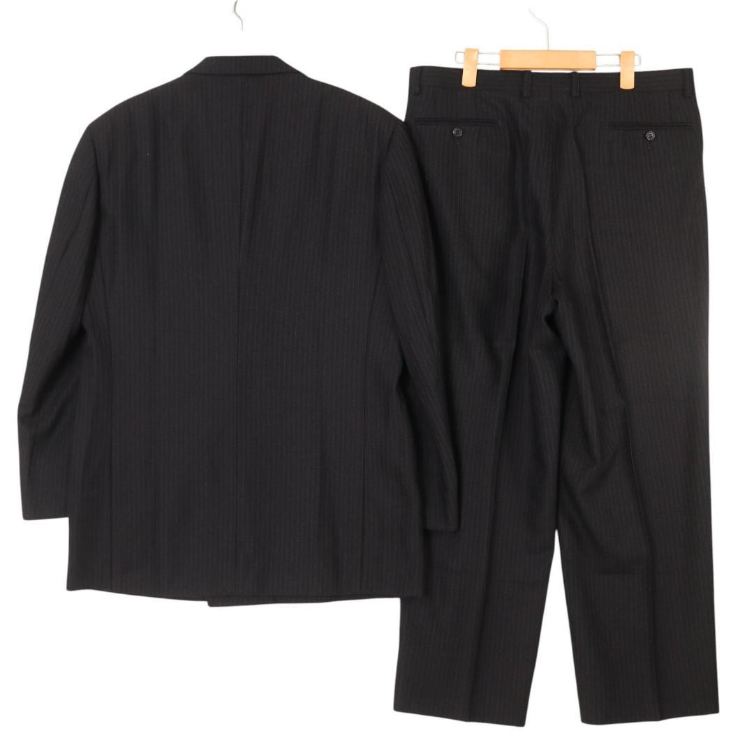 【コロッケ】ランバン ダブルスーツ セットアップ ストライプR50