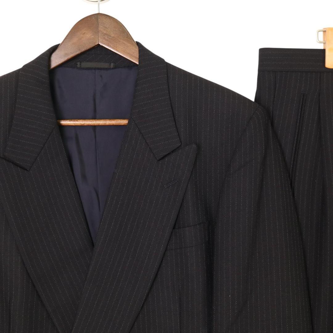 【コロッケ】ランバン ダブルスーツ セットアップ ストライプR50