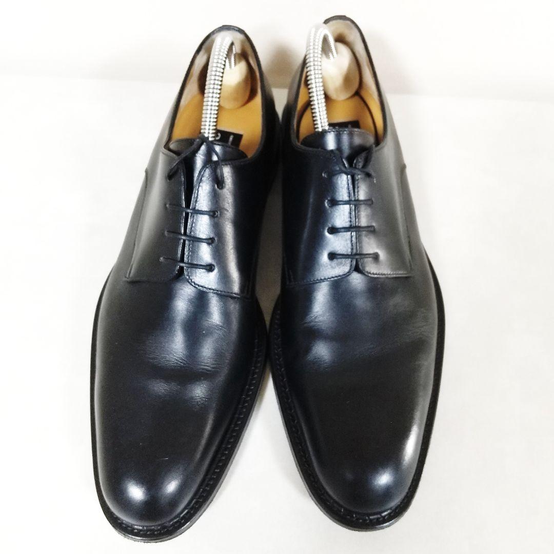 美品　a.testoni　ブラック　プレーントゥ　YK8　　ビジネスシューズ