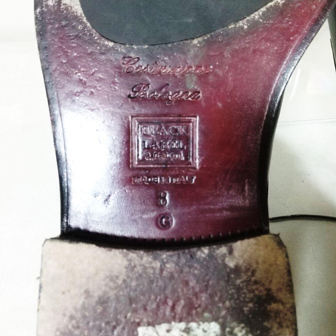 美品　a.testoni　ブラック　プレーントゥ　YK8　　ビジネスシューズ