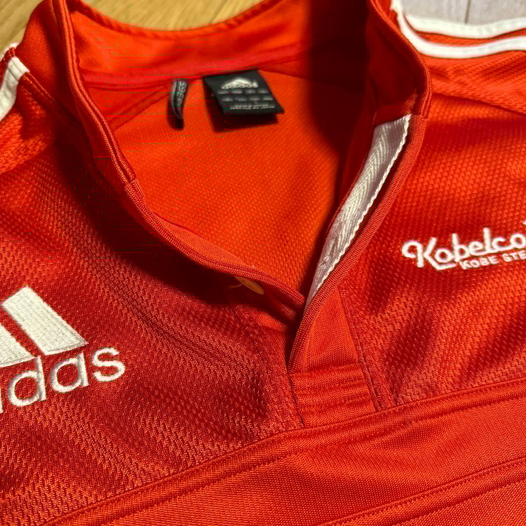 日本製 adidas ラグビー 神戸コベルコスティーラーズ ユニフォーム