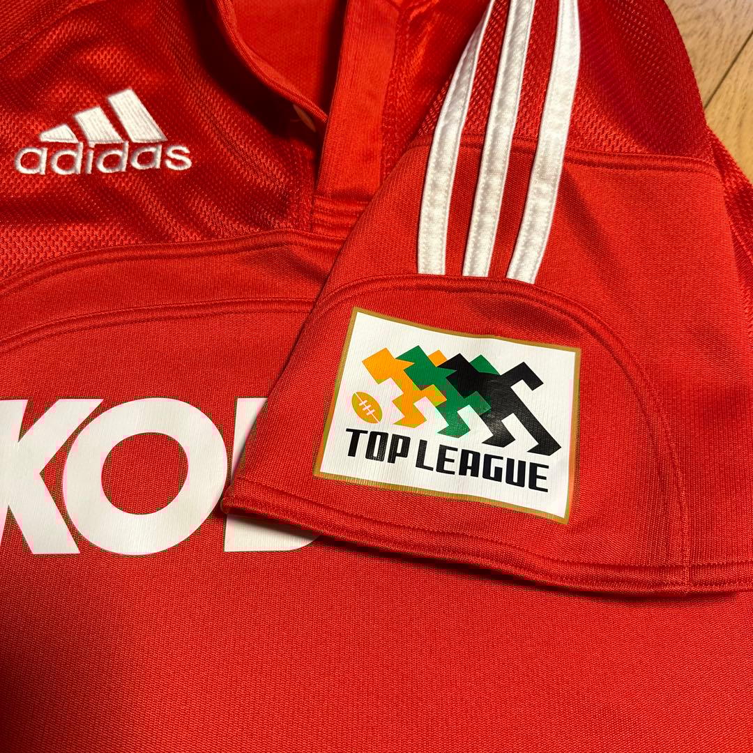 日本製 adidas ラグビー 神戸コベルコスティーラーズ ユニフォーム