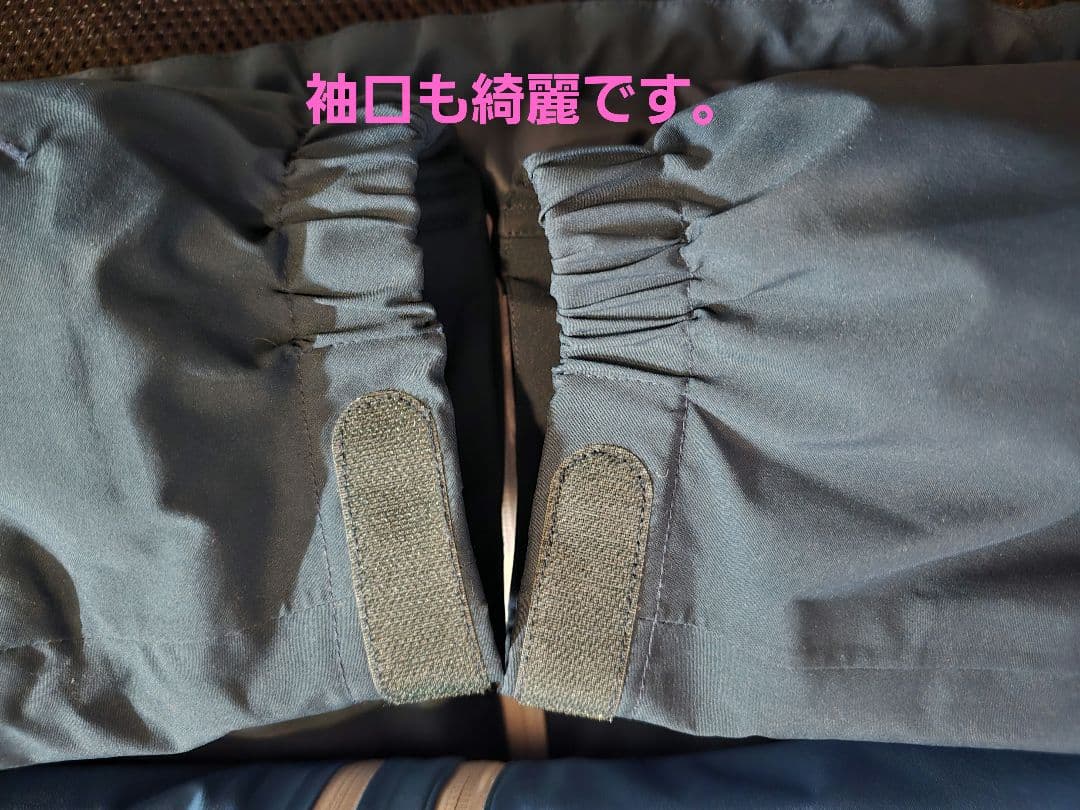 美品　モンベル　パウダーホップパーカー　スキー、スノボ、登山　青　Mサイズ