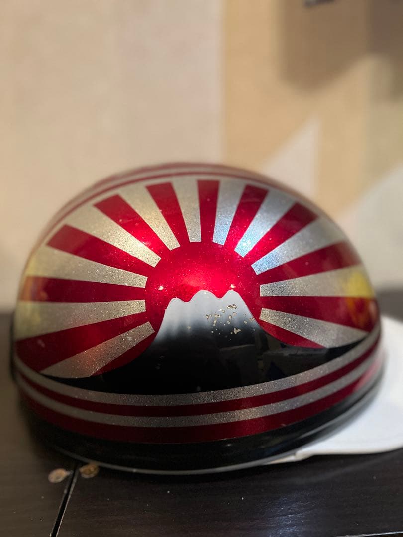 富士山デザイン 半帽ヘルメット