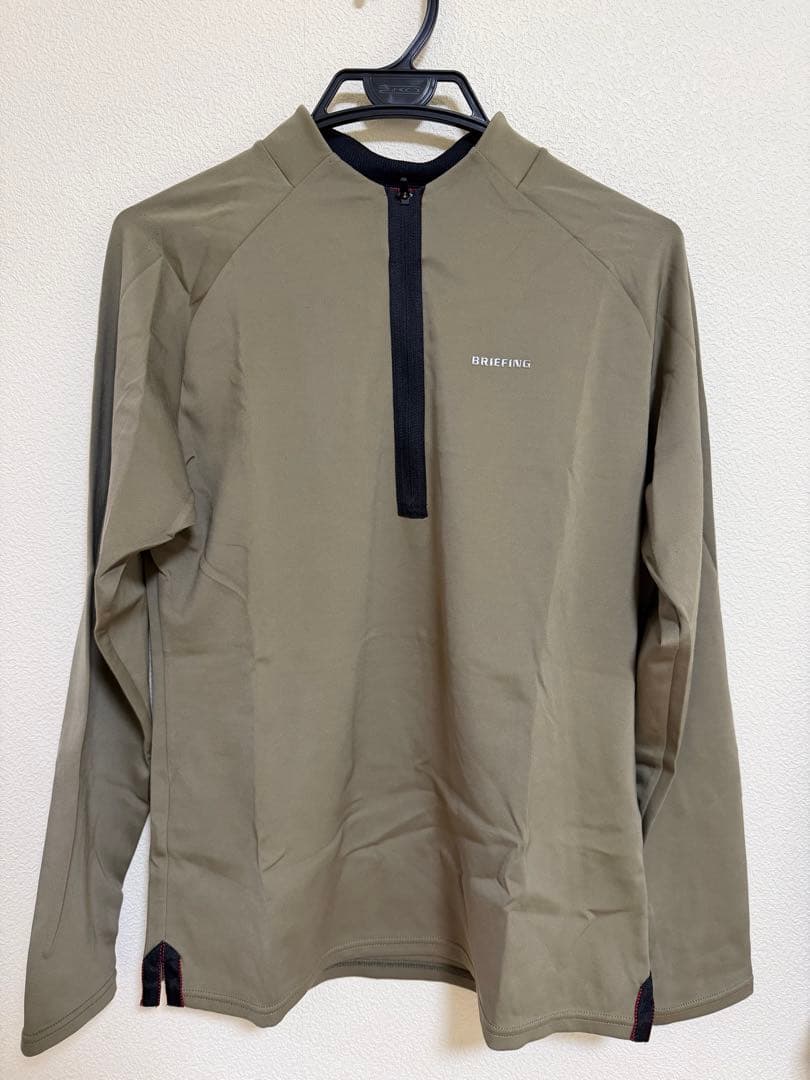 BRIEFING ハーフジップシャツ