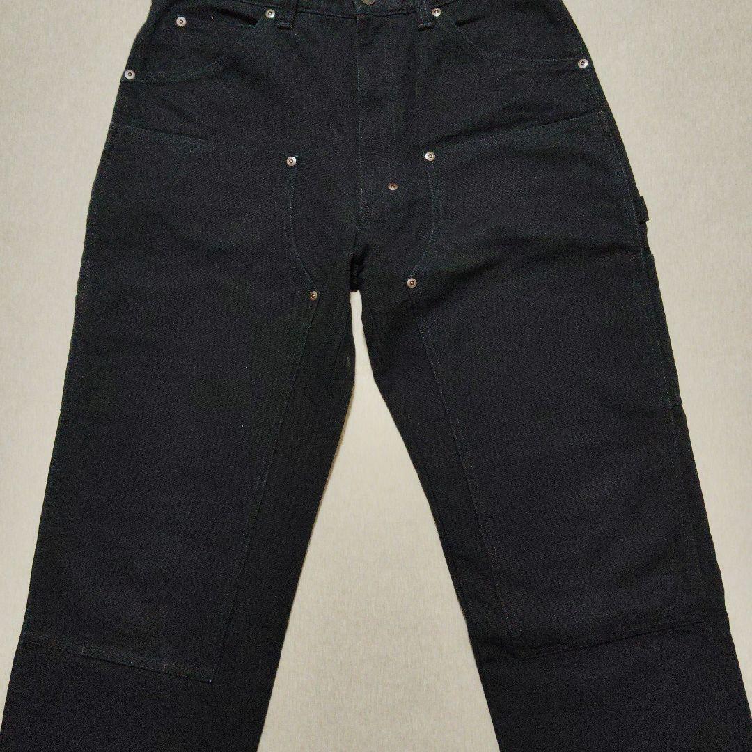 Dickies 417 ダブルニー　ペインターパンツ　ブラック　W32　ダック