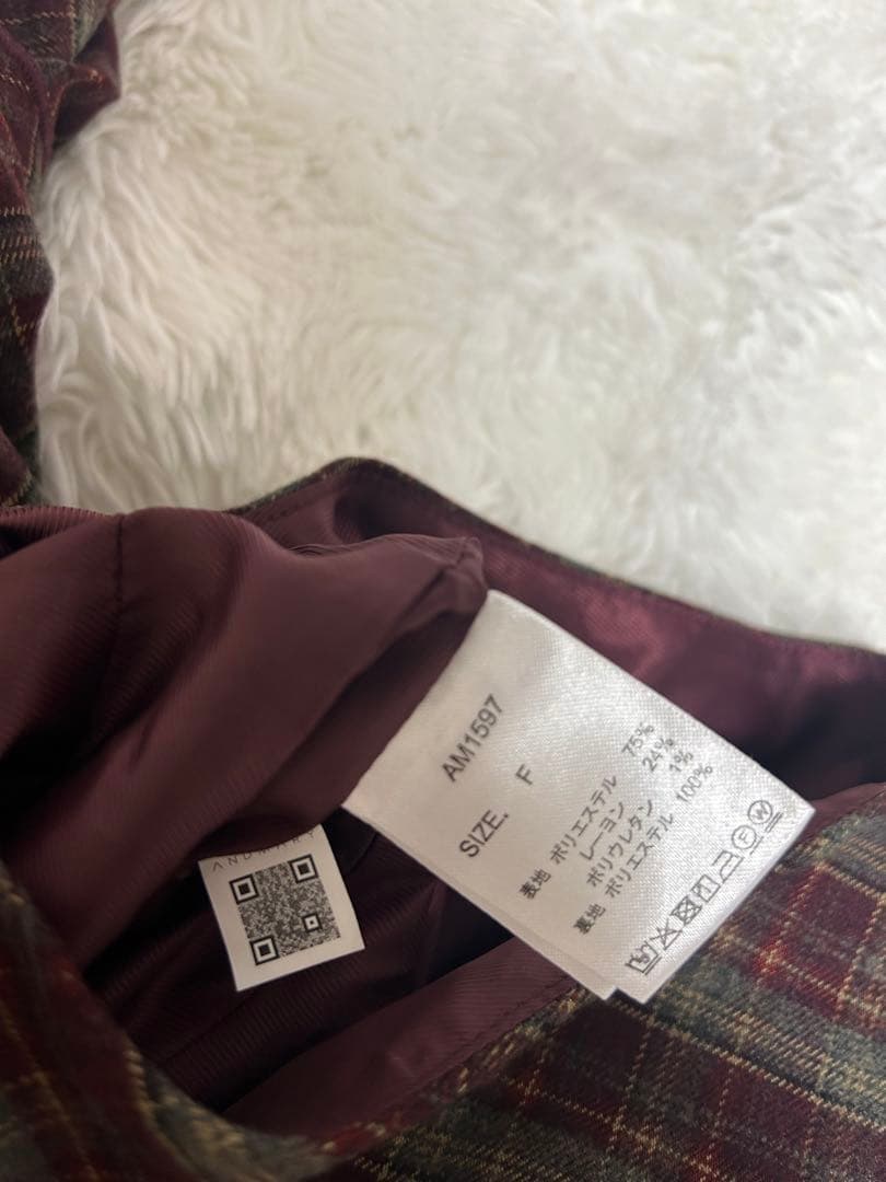 ANDMARY Lulu check set mini dress アンドマリー