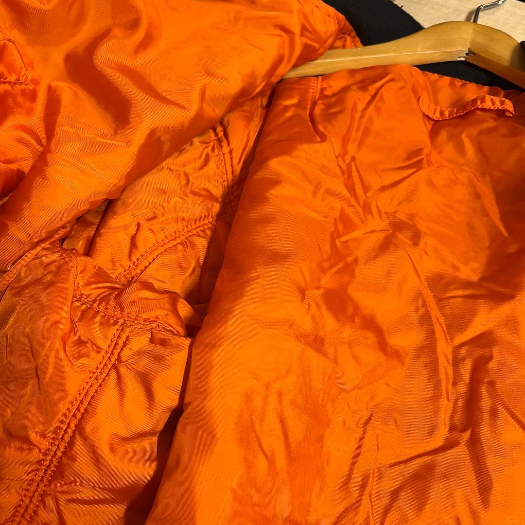 90s アルファ MA-1 サイズL ブラック フライトジャケット USA製