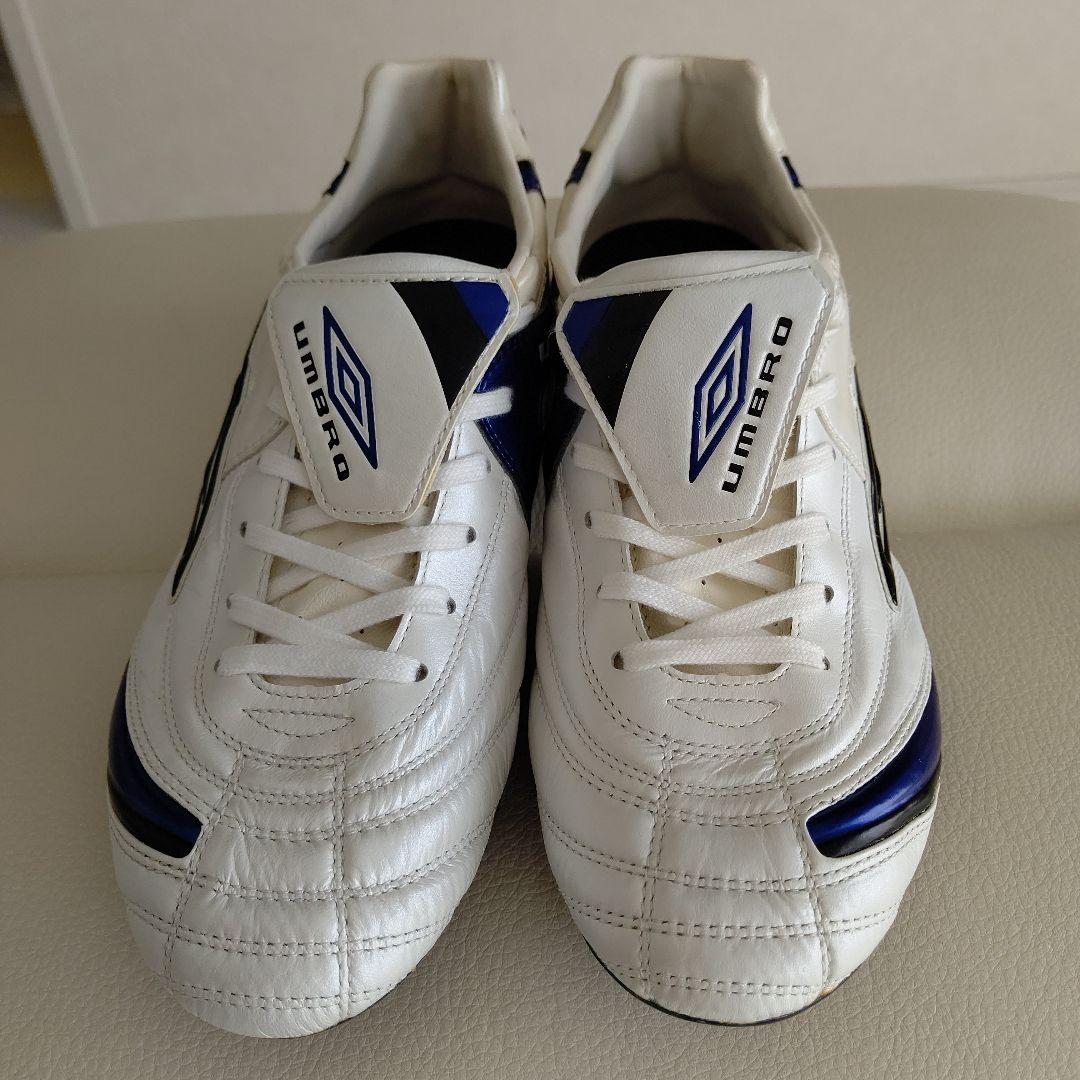 未使用品 UMBRO アクセレイターSJ Ⅱ サッカーシューズ ホワイト/ブルー