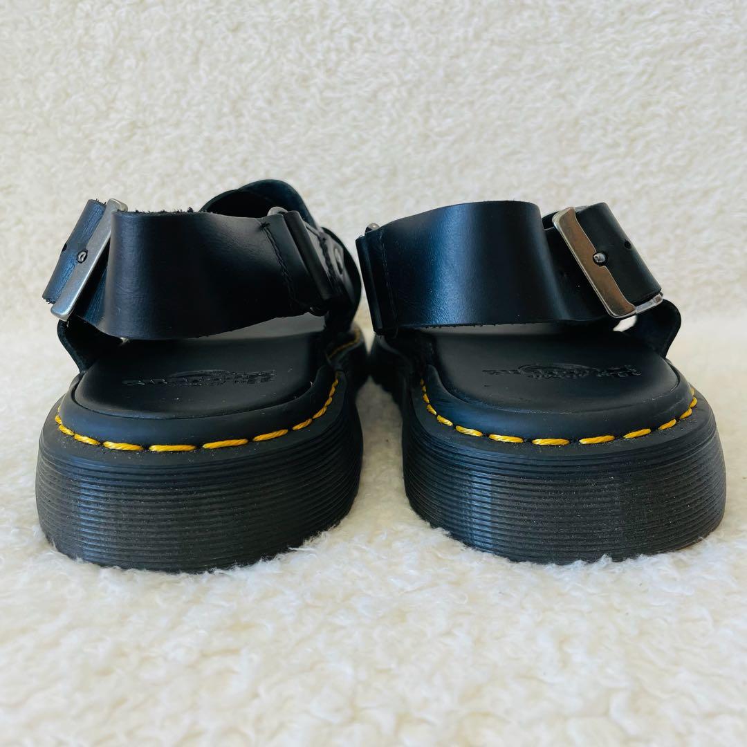 【美品】ドクターマーチン サンダル USM10 28cm 黒 レザー ZANE