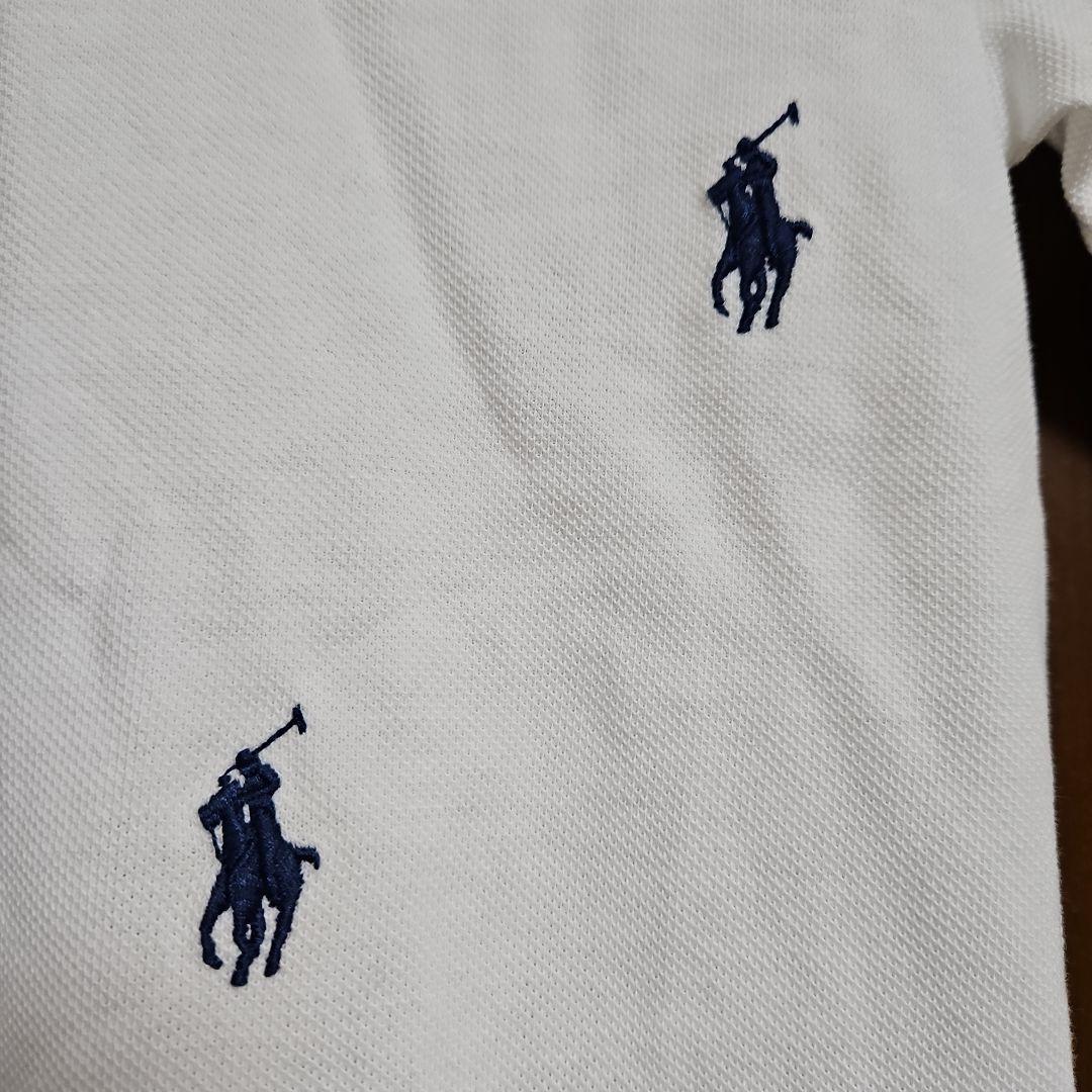 ポロシャツ　ラルフローレン　XS　白　未使用
