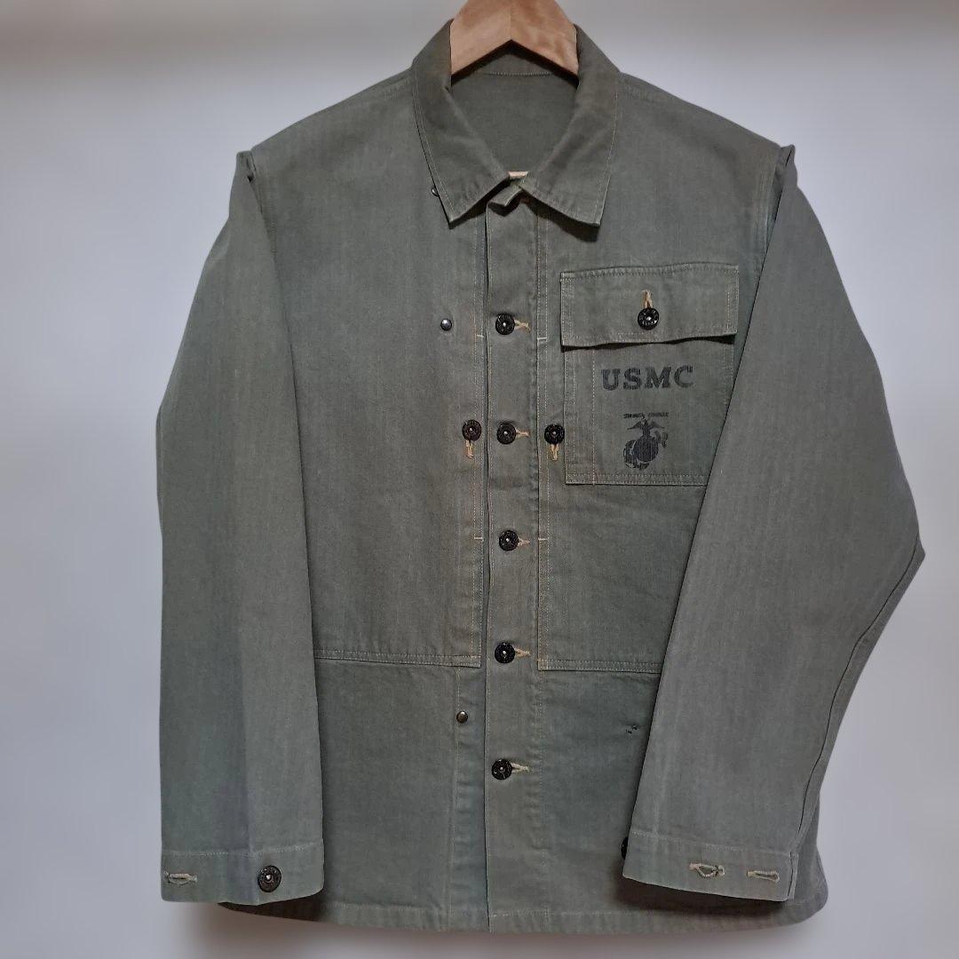 バズリクソンズ ヘリンボーン ユーティリティ ジャケット