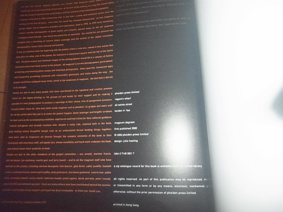 「Magnum 」マグナム写真集/500ページ超/大判/洋書/即決/入手困難/