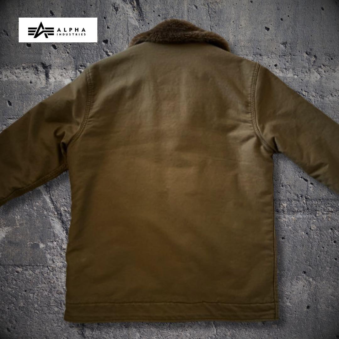 『訳あり格安』ALPHA INDUSTRIES（アルファ）N-1デッキジャケット