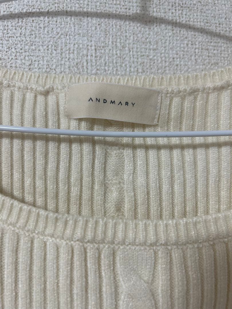 【SALE中】ANDMARY Milly knit set minidress