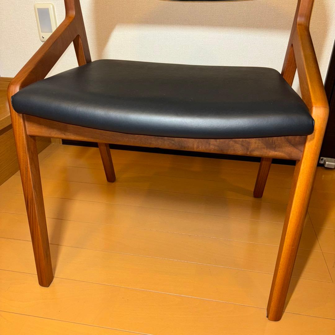 ①NAGANO INTERIOR ダイニングチェア DC-323 レザー 1脚