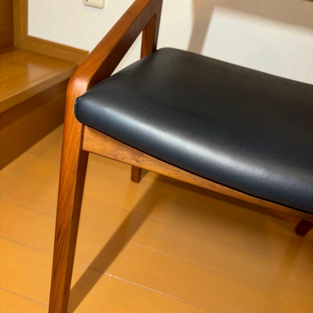 ①NAGANO INTERIOR ダイニングチェア DC-323 レザー 1脚