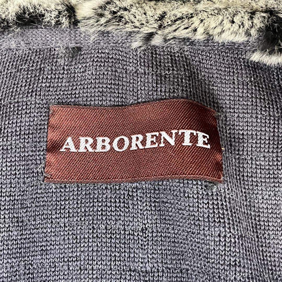 ARBORENTE レッキス シルバーフォックス ファー ポンチョ M~Lサイズ