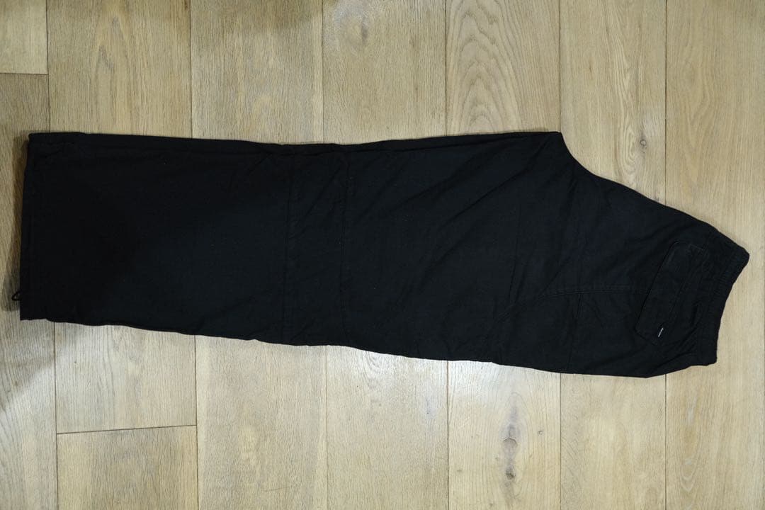 Supreme ブラック カーゴパンツ