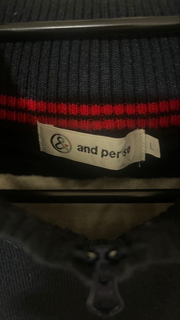 アンパスィ　防風ライナー付きニット　黒