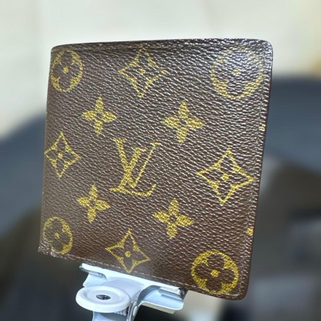 ⑧☆在庫SALE/良品☆モノグラム ♪マルコ☆2つ折り財布★ポケットあり