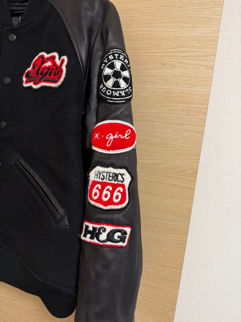 セール中！x-girl ブラックスタジャン