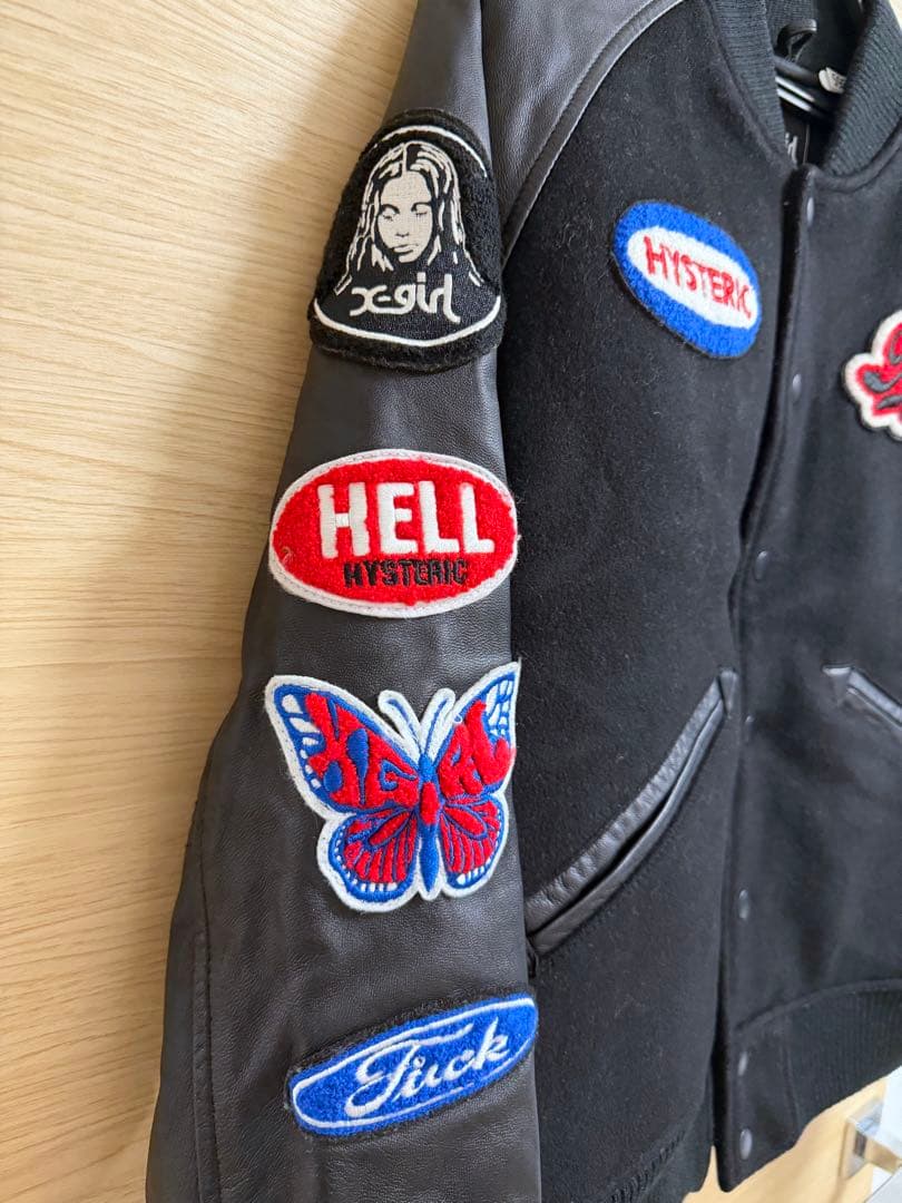 セール中！x-girl ブラックスタジャン