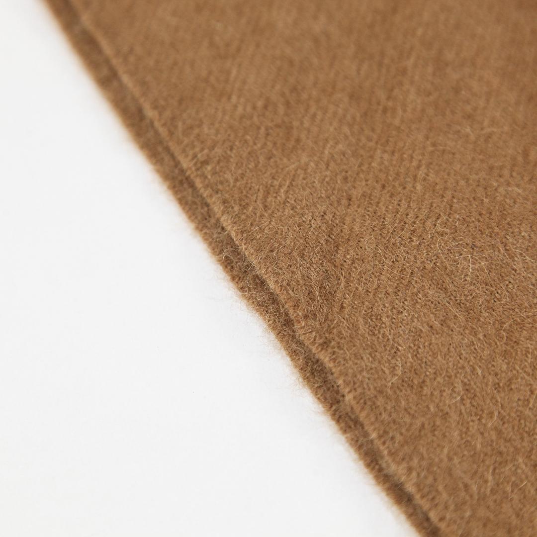 極美品 THE INOUE BROTHERS ベビーアルパカマフラー キャメル