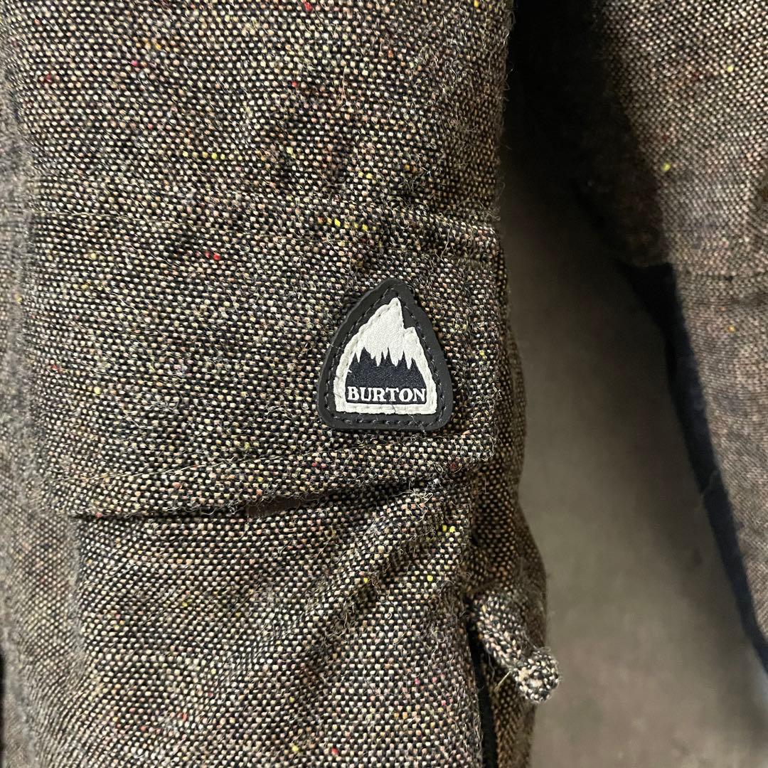 Burtonバートンスキーウェアスノーボードジャケットパーカー茶色ブラウン黒希少