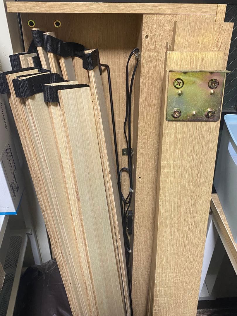 【直接お取引可能】フロアベッド　棚、コンセント、LED照明付 ロータイプ