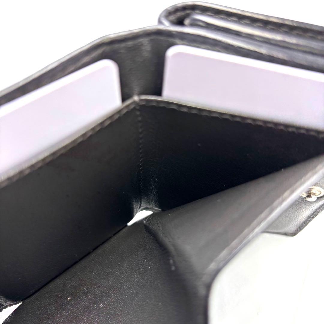 美品　BALENCIAGA バレンシアガ レザー 三つ折り財布　コンパクト