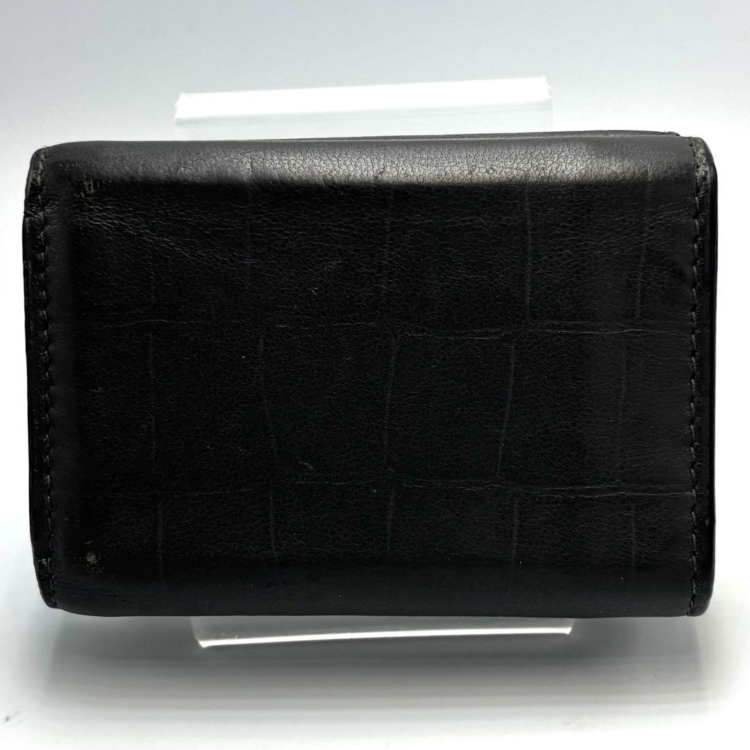 美品　BALENCIAGA バレンシアガ レザー 三つ折り財布　コンパクト