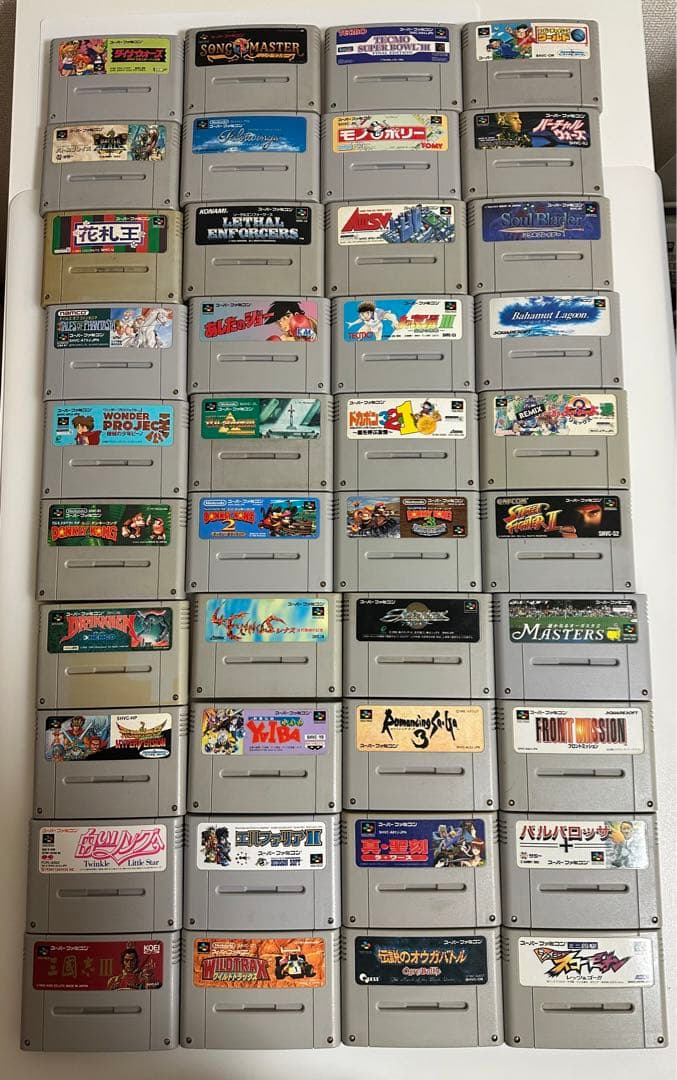 スーパーファミコンソフト【162本】まとめ売り