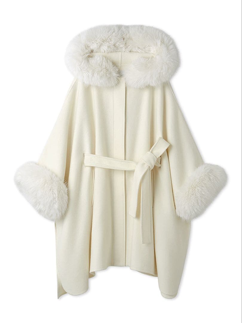 celford セルフォード ファーポンチョコート OWHT