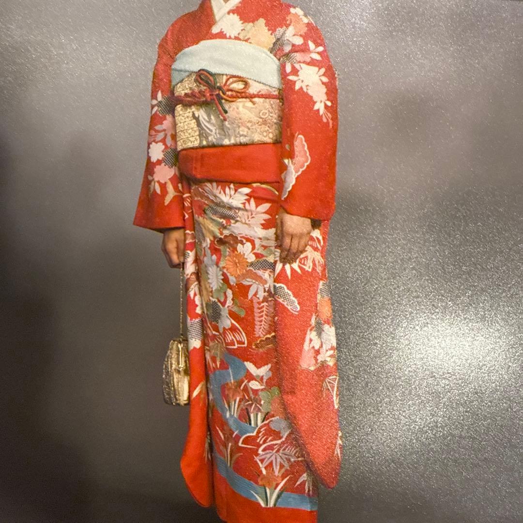 ティラミスタイムセール！正絹成人式振袖＋ビーズバッグ