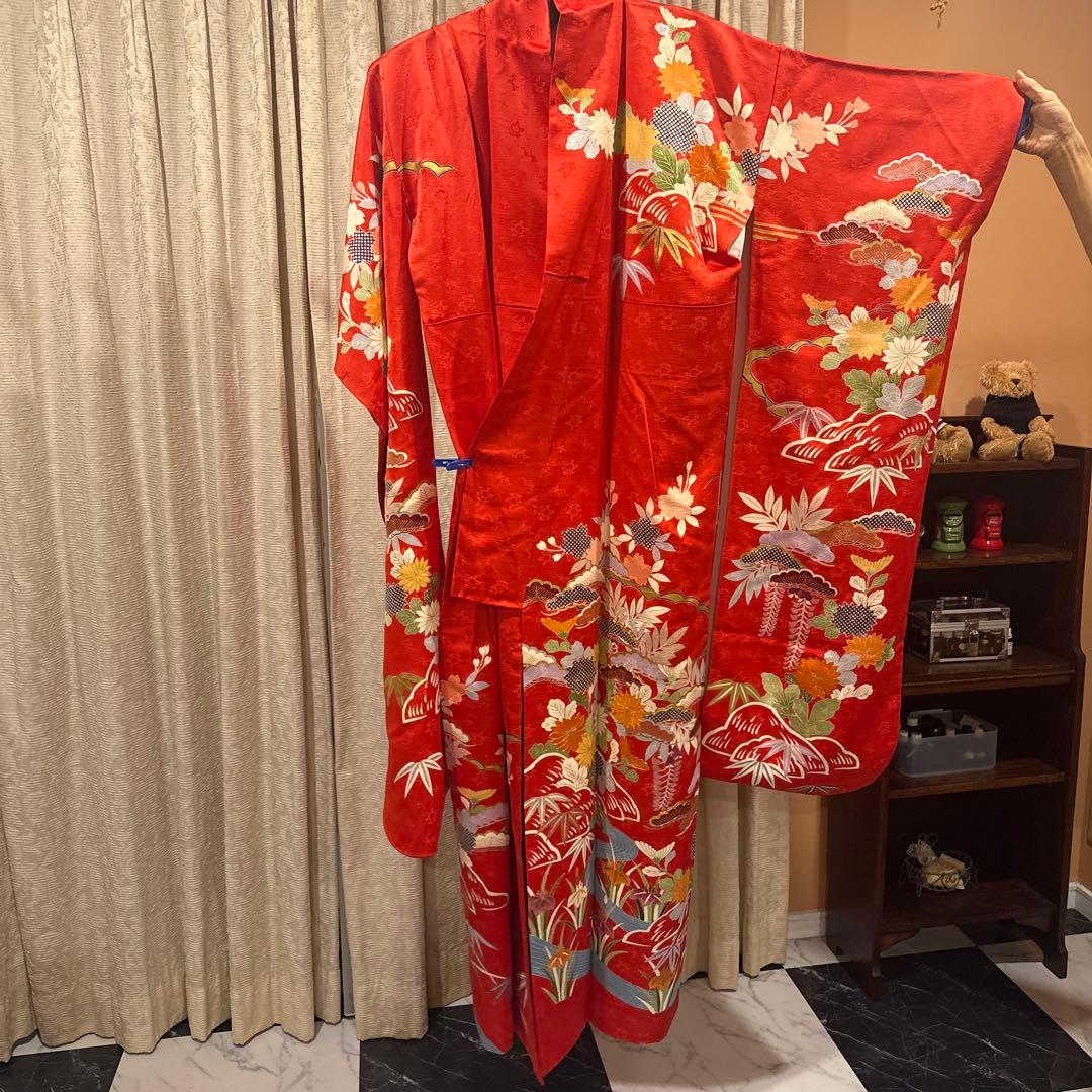 ティラミスタイムセール！正絹成人式振袖＋ビーズバッグ