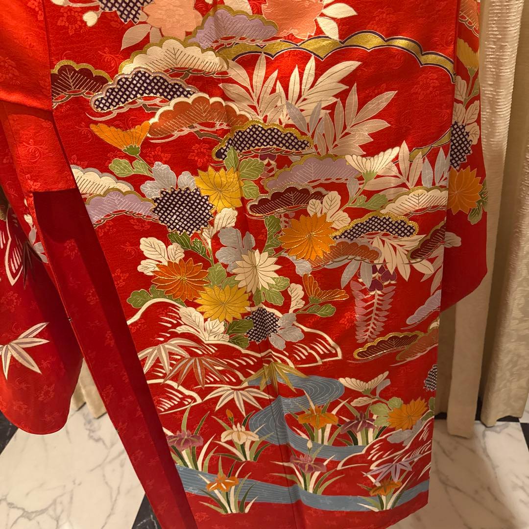 ティラミスタイムセール！正絹成人式振袖＋ビーズバッグ