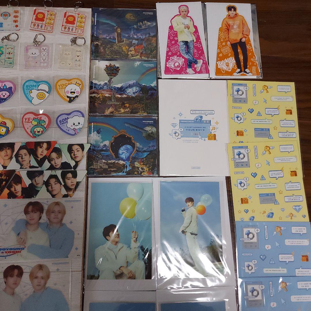 treasure トレカ グッズ バッジ キーホルダー ポストカード シール