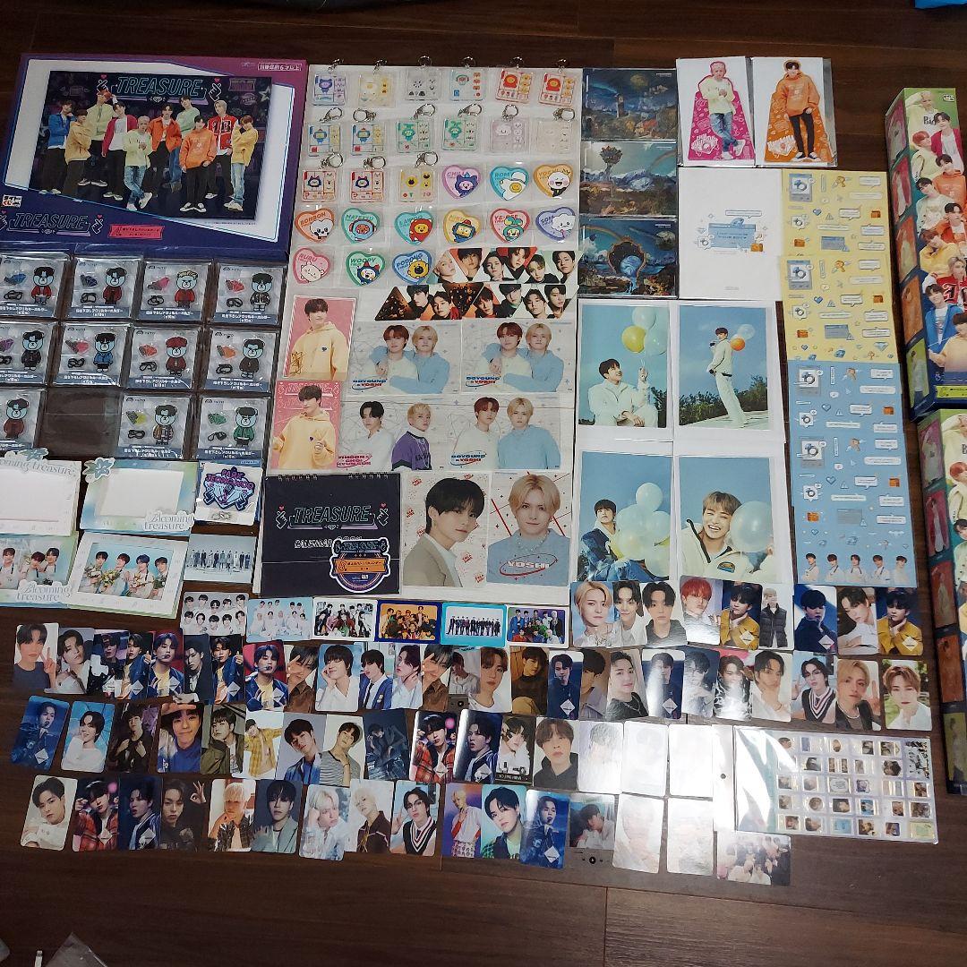 treasure トレカ グッズ バッジ キーホルダー ポストカード シール