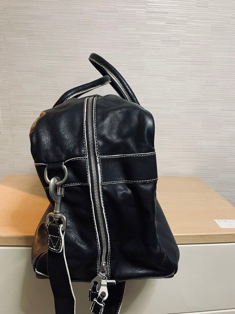 【最終価格】ナンバーナイン 02SS モダン期 レザーボストンバッグ