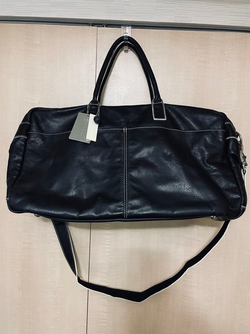 【最終価格】ナンバーナイン 02SS モダン期 レザーボストンバッグ