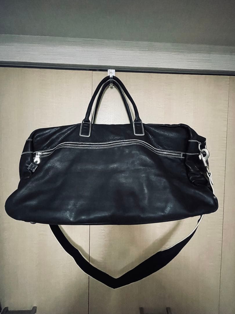 【最終価格】ナンバーナイン 02SS モダン期 レザーボストンバッグ