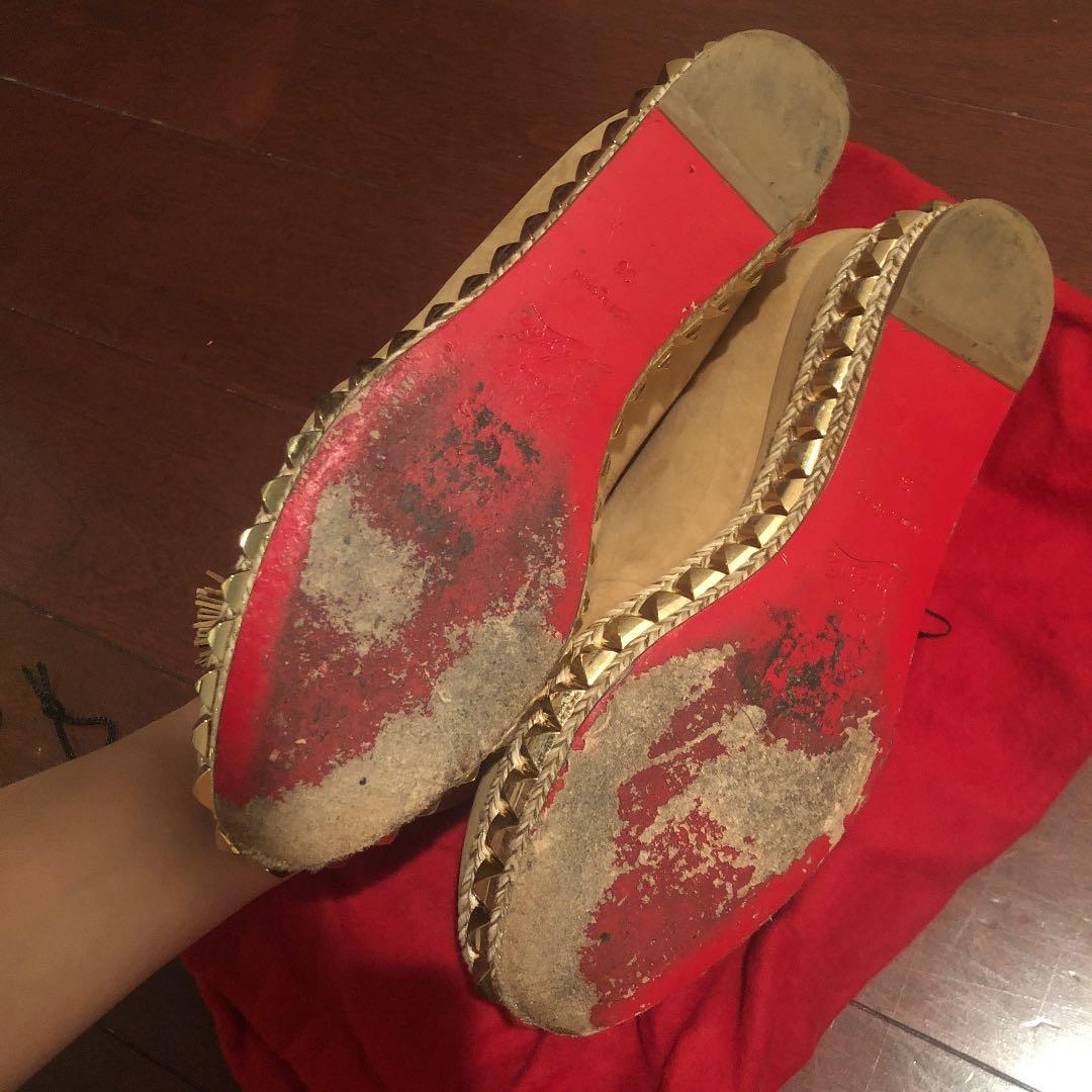 ルブタン 36 フラットシューズ