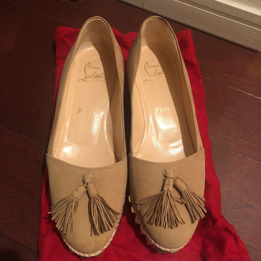 ルブタン 36 フラットシューズ